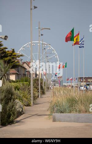 Il Calvados, Côte de Nacre, COURSEULLES sur mer Foto Stock