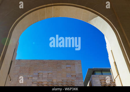 Nuovo edificio del Parlamento a La Valletta, Malta Foto Stock