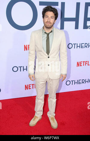 Jake Hoffman presso il Los Angeles speciale proiezione di Netflix 'Otherhood" tenutasi presso il teatro egiziano in Hollywood, CA, 31 luglio 2019. Foto: Richard Chavez / PictureLux Foto Stock