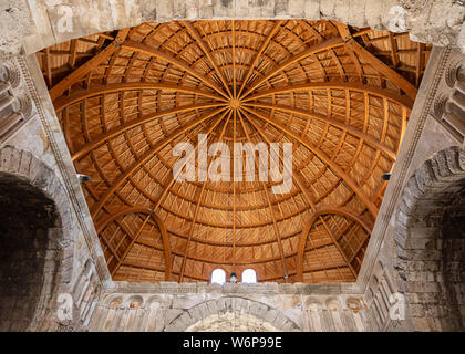 Umayyad Palace presso la cittadella di Amman in Giordania Foto Stock