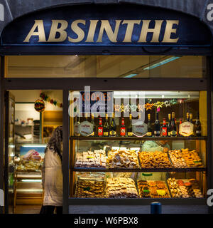 Assenzio -Shopwindow a Roma, Italia Foto Stock