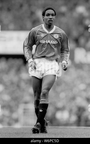 PAUL INCE, Manchester United FC, 1989 Foto Stock