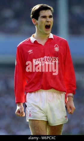 NIGEL CLOUGH, Nottingham Forest FC, 1991 Foto Stock