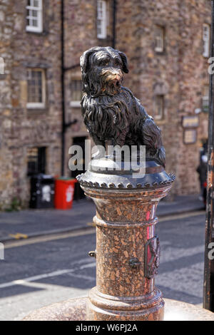 Greyfriars Bobby statua - Edimburgo, Scozia, Regno Unito Foto Stock