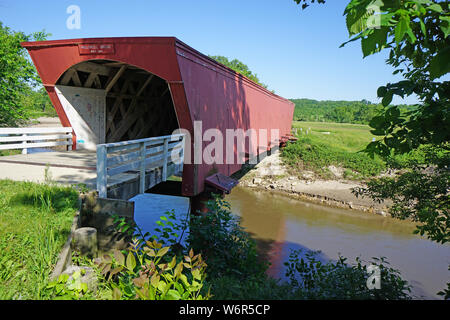 In legno ponti coperti Foto Stock