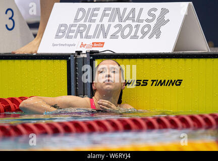 Berlino, Deutschland. 02Aug, 2019. Sarah KOEHLER (Köhler) (SG Francoforte) in avanti 400m donna freestyle su 02.08.2019 tedesco Nuoto Campionati 2019, dal 01.08. - 04.08.2019 a Berlino e in Germania. | Utilizzo di credito in tutto il mondo: dpa/Alamy Live News Foto Stock