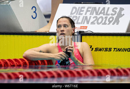 Berlino, Deutschland. 02Aug, 2019. Sarah KOEHLER (Köhler) (SG Francoforte) in avanti 400m donna freestyle su 02.08.2019 tedesco Nuoto Campionati 2019, dal 01.08. - 04.08.2019 a Berlino e in Germania. | Utilizzo di credito in tutto il mondo: dpa/Alamy Live News Foto Stock