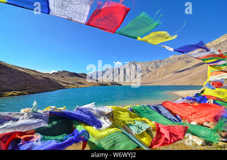 Chandratal, Lahaul, Himchal Pradesh, India Foto Stock