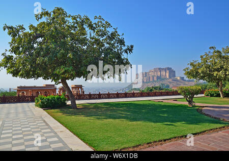 Forte Mehrangarh, Jodhpur, Rajasthan, India Foto Stock