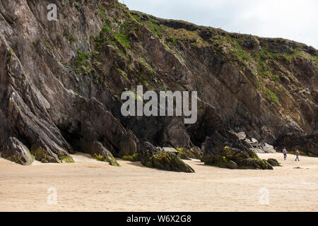 Spiaggia Coumeenoole sulla penisola di Dingle, nella contea di Kerry, Repubblica di Irlanda Foto Stock