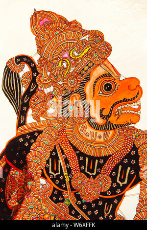 Dipinti di Lord Hanuman in vendita a Surajkund Mela mestieri, Surajkund, Faridabad, Haryana, India Foto Stock