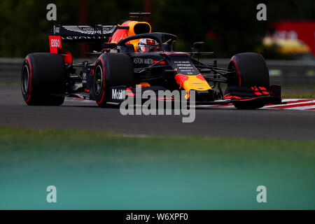 Budapest, Ungheria. Il 3 agosto 2019. #10 Pierre Gasly, Aston Martin RedBull Racing Honda. GP di Ungheria, Budapest 2-4 agosto 2019 Budapest 03/08/2019 GP Ungheria Formula 1 Championship 2019 Gara Foto Federico Basile/Insidefoto Credito: insidefoto srl/Alamy Live News Foto Stock