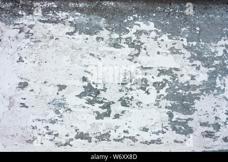 Bianco stucco grunge sfondo con il cemento grigio Foto Stock
