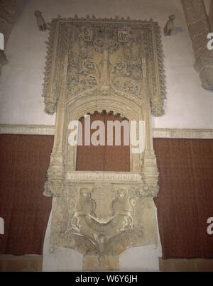 CAPILLA DEL lignum crucis DONDE SE VENERO SI LA RELIQUIA DE LA VERDADERA CRUZ- S XVI. Posizione: IGLESIA DE LA VERA CRUZ. SEGOVIA. Spagna. Foto Stock