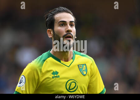 Norwich City's Mario Vrancic durante il Pre-Season corrispondono a Carrow Road, Norwich. Foto Stock