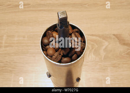 Caffè Retrò mulino. caffè vecchio mulino. stile retrò caffè mulino. Vintage mill. Foto Stock