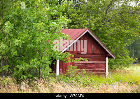 Vecchio cortile sauna, isola di Hailuoto,Nord Pohjanmaa, Finlandia Foto  stock - Alamy