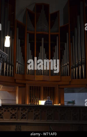 Die Dreikönigskirche in Frankfurt am Main, Assia Foto Stock