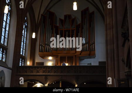 Die Dreikönigskirche in Frankfurt am Main, Assia Foto Stock