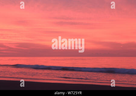 Alba a Hereford, Ingresso Nord Wildwood, New Jersey, STATI UNITI D'AMERICA Foto Stock