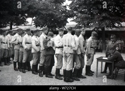 Reichsarbeitsdienst RAD Ausbildung - Reich Servizio del lavoro scuola di formazione Foto Stock