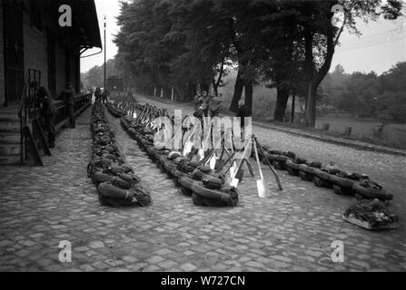 Reichsarbeitsdienst RAD Ausbildung - Reich Servizio del lavoro scuola di formazione Foto Stock