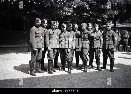 Reichsarbeitsdienst RAD Ausbildung - Reich Servizio del lavoro scuola di formazione Foto Stock