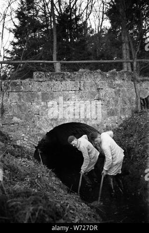 Reichsarbeitsdienst RAD Ausbildung - Reich Servizio del lavoro scuola di formazione Foto Stock