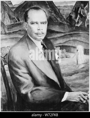 James Weldon Johnson; Note Generali: Pittura Foto Stock