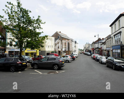 Holsworthy Town Center, Devon, Regno Unito Foto Stock