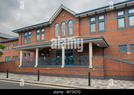 La Corte combinato centro situato sulla strada di Bethesda a Stoke-on-Trent. Foto Stock