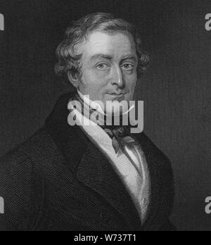 ROBERT PEEL (1788-1850) conservatore britannico statista, founderr delle forze di polizia Foto Stock