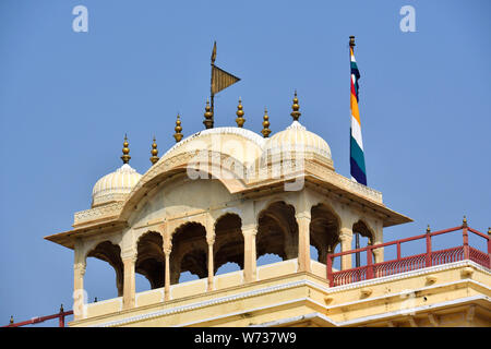 Chandra Mahal, City Palace komplex, Jaipur, Rajasthan, India, Asia, Patrimonio Mondiale dell UNESCO Foto Stock