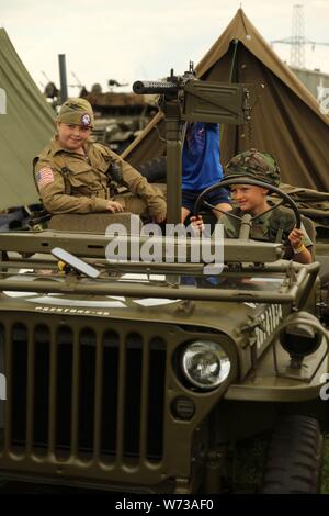 7 luglio 2019 Bradford-Yorkshire Weekend di guerra Foto Stock