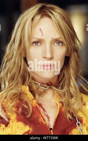 UMA THURMAN in Kill Bill: VOL. 1 (2003), diretto da Quentin Tarantino. Credito: MIRAMAX / Album Foto Stock