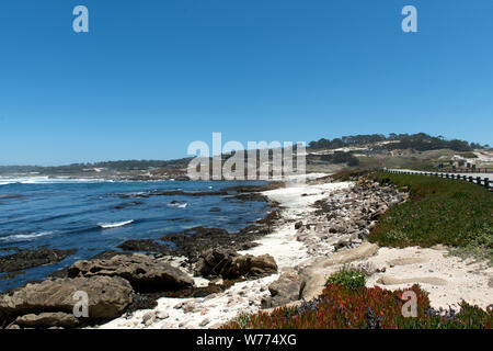 17-Mile Drive, strada panoramica attraverso Monterey, California descrizione fisica: 1 Foto : Digital, file TIFF a colori. Note: titolo, data e parole chiave fornite dal fotografo.; Foto Stock