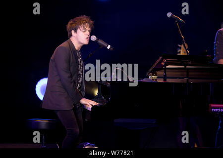 Jamie Cullum in concerto presso lo Sporting Club di Monaco in occasione del Montecarlo Sporting Summer Festival su 2016/07/27 Foto Stock