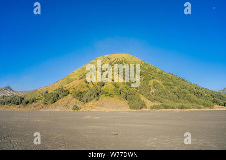 Il vulcano Batok in bromo Tengger Semeru Parco nazionale sull'isola di Giava, in Indonesia. Uno dei più famosi oggetti vulcanica nel mondo Foto Stock