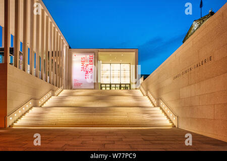 James Simon Gallery, David Chipperfield Architects Neues Museum, Pergamon Museum, il Museo Island, Berlin Mitte, Berlin, Germania Foto Stock