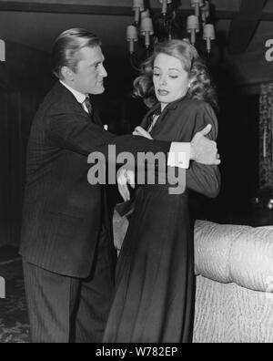 KIRK DOUGLAS e Jane Greer, FUORI DEL PASSATO, 1947 Foto Stock