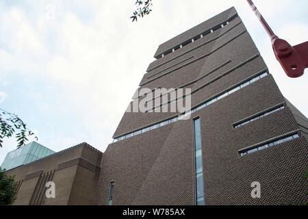 Tate Modern, Bankside, vista generale GV Foto Stock