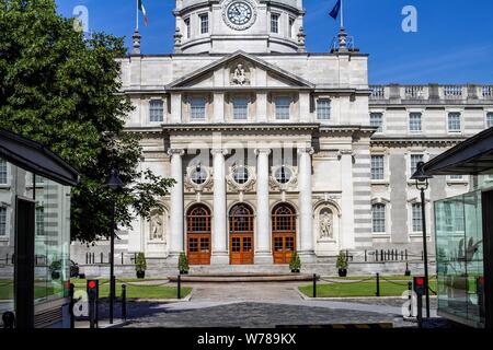 Dipartimento del Taoiseach,il primo ministro irlandese, edifici governativi, Upper Merrion Street, Dublin, Irlanda Foto Stock