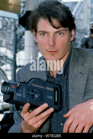 Attore di Superman Christopher Reeve Foto Stock