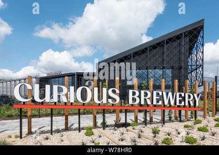 Birreria curiosa,bar,ristoranti,Ashford, Kent,Inghilterra Foto Stock