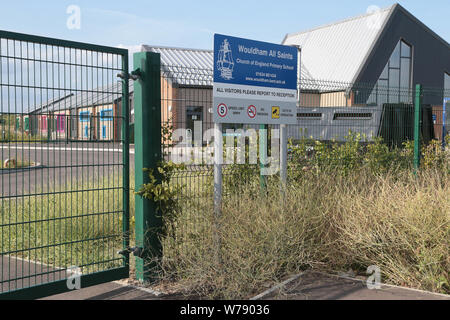 Wouldham tutti i santi della chiesa di Inghilterra la scuola primaria Wouldham Kent vicino a Rochester Foto Stock