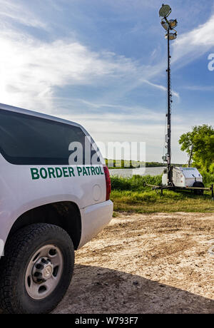 Rio Grande Pattuglia di Confine Zapata paese, Texas, Stati Uniti d'America Foto Stock