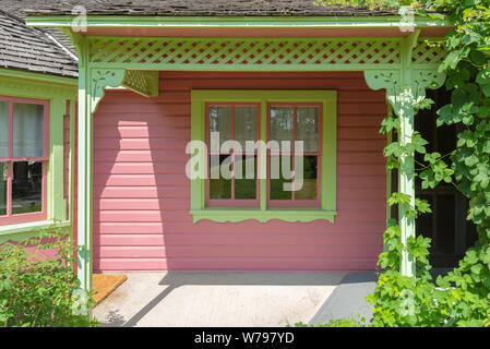 Homestead del poeta islandese Stephan G. Stephansson vicino Markerville, Alberta, Canada Foto Stock