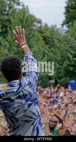 La Clave Fest 2019 Latin American Music Festival a Finsbury Park,Londra,l'Inghilterra,UK Foto Stock