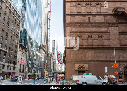 Carnegie Hall, 7th Ave - W 57th Street, Manhattan, New York City, Stati Uniti d'America Foto Stock