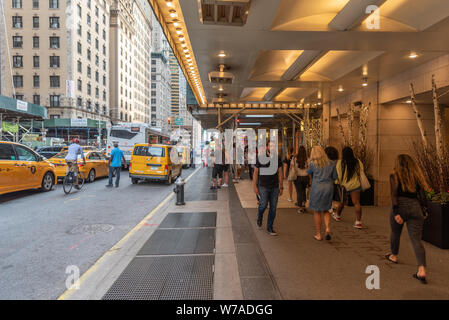 Park Central Hotel, 7th Avenue, Manhattan, New York City, Stati Uniti d'America Foto Stock